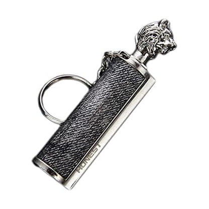 Honest Animal Shape Permanent Match, Waterproof EDC Fire Starter, 10000 Times Reusable Keychain Match Flint Fire Starter