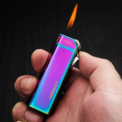 Honest Detachable Gas Tank Refillable Metal Lighter Retro Style Flint Wheel Lighter Wholesale Gift Items