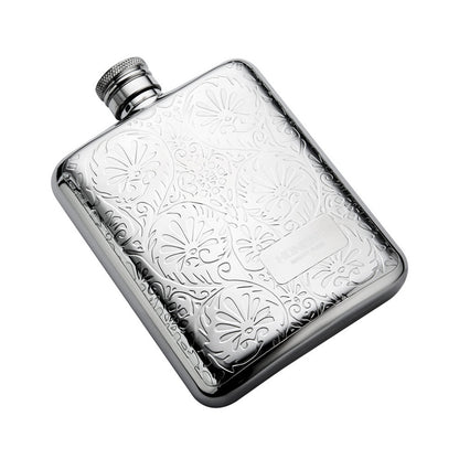 Honest Genuine 304 Stainless Steel Mini Liquor Flask Portable Outdoor Metal Hip Flask 6oz with Funnel