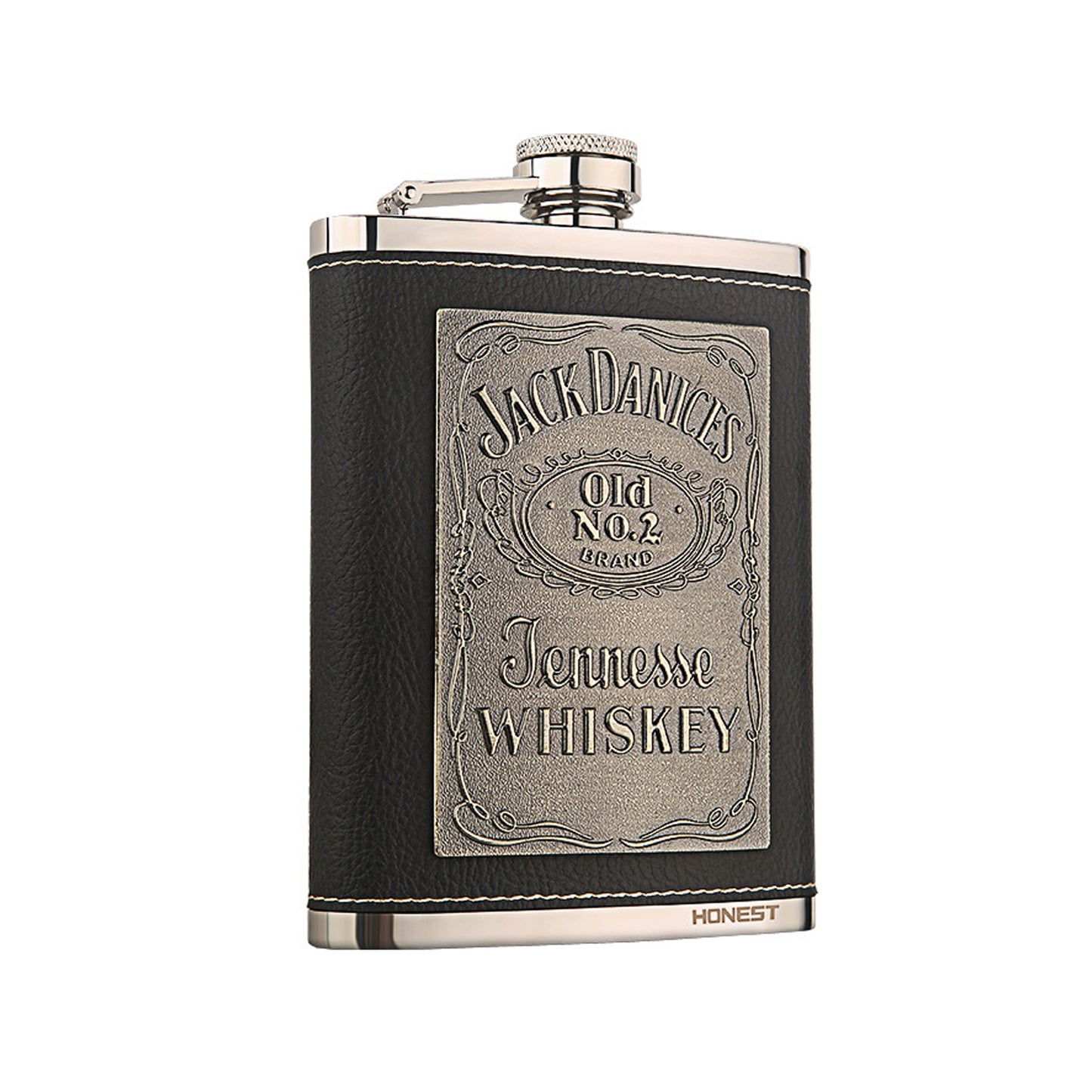 Honest Genuine 304 Stainless Steel Hip Flask Portable Outdoor 8oz Liquor Flask Russian Style Premium Quality