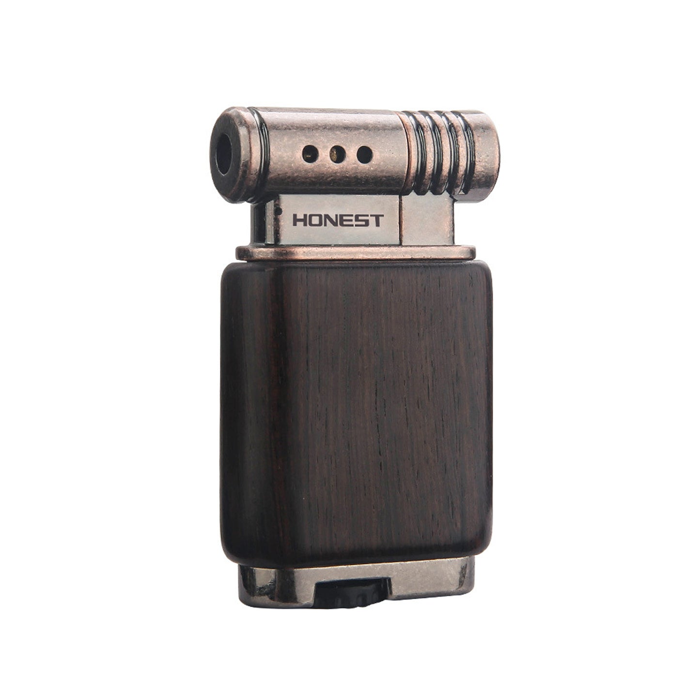 Honest New Sandalwood Gas Lighter Creative Retro Vintage Metal  Style Lighter Gift