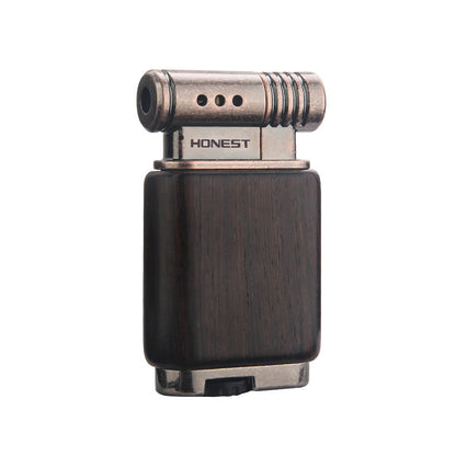 Honest New Sandalwood Gas Lighter Creative Retro Vintage Metal  Style Lighter Gift