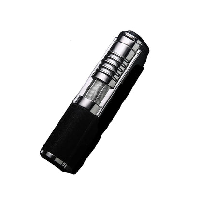 Honest Portable Refillable Metal Butane Lighter with Straight Jet Flame Outdoor Windproof Pocket Lighter Personalized Gift for Men
