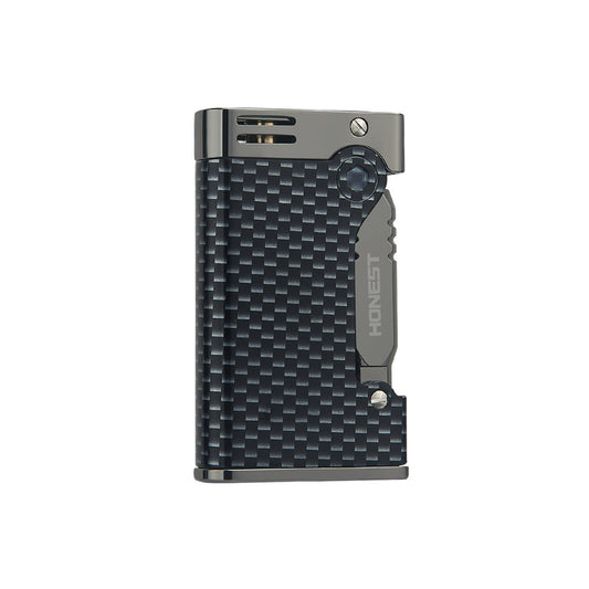 Honest Soft Flame Retro Kerosene Lighter, Side Push Ignition, refillable, Durable Metal Portable Lighter, high-end Gift for Men (Fuel not Included)