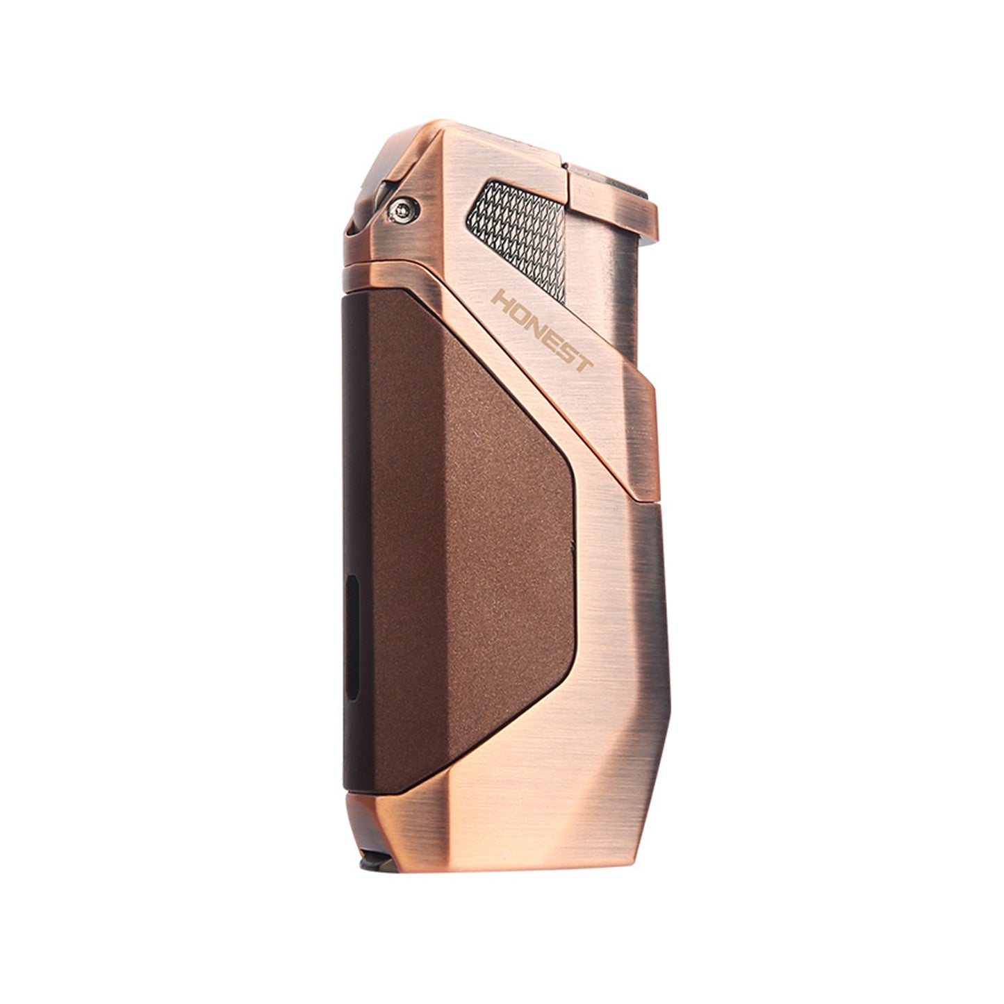 Honest New Refillable Windproof Double Jet Torch Lighter Metal Durable Flame Ignition Gift Design for Outdoor and Incense Use