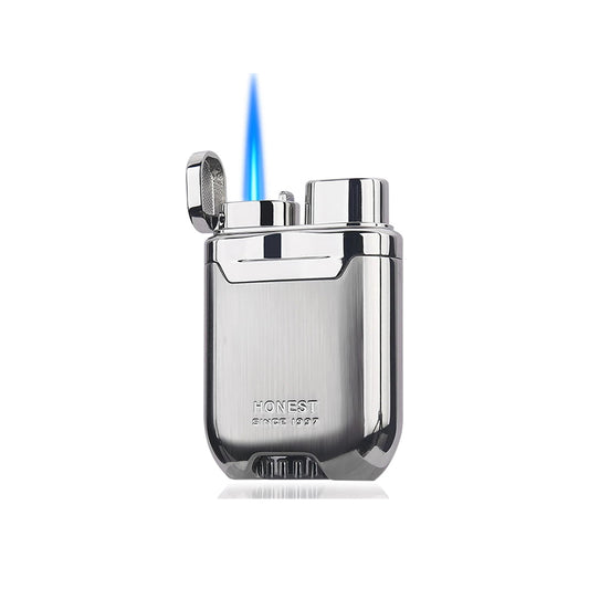 Honest Torch Lighter Butane Windproof Lighter Mens Gifts Lighter for Candle Camping Family Use