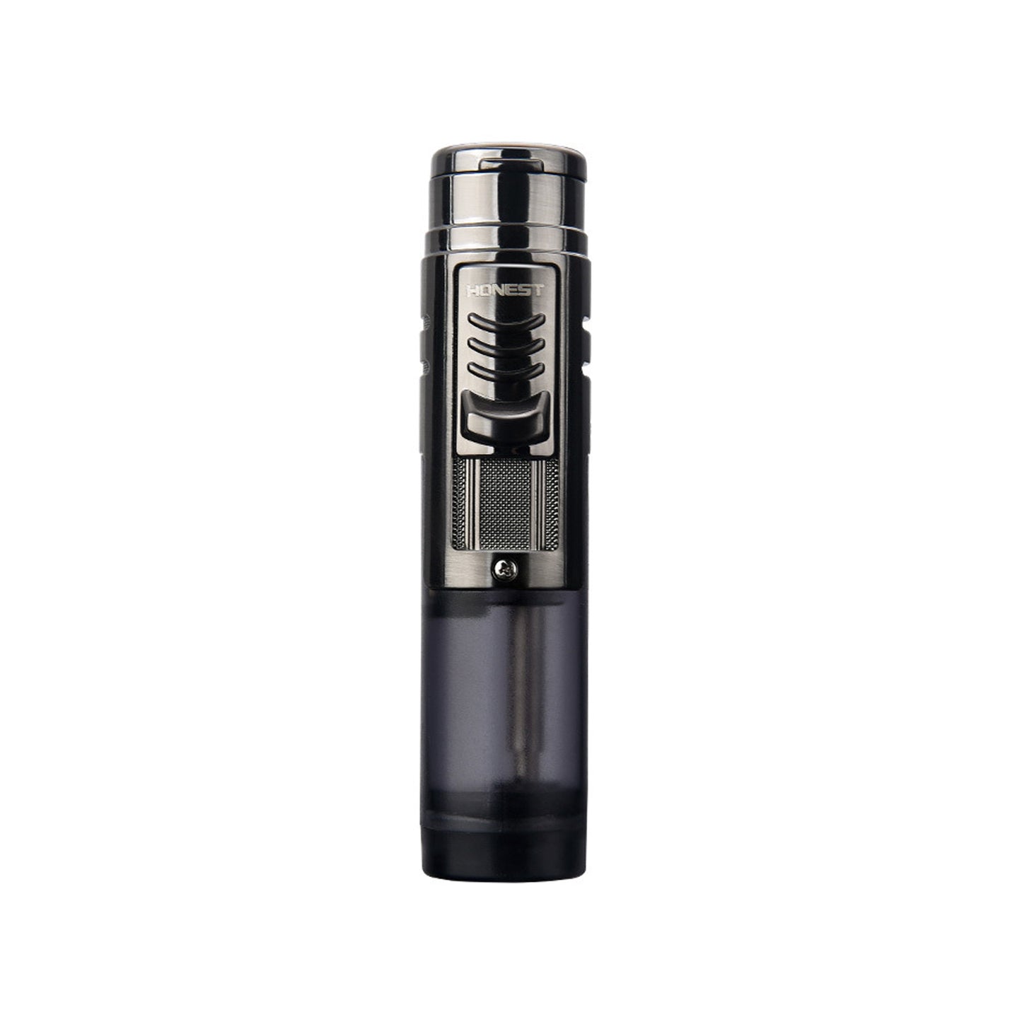 Honest Windproof Jet Flame Butane Lighter Refillable Blue Flame Portable Creative Gift Lighter