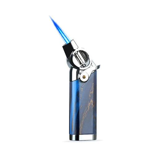 Honest Single Jet Flame Butane Lighters Refillable Torch Lighters Adjustable Gas Lighter Windproof Lighters Gift for Men BBQ Grill Camping