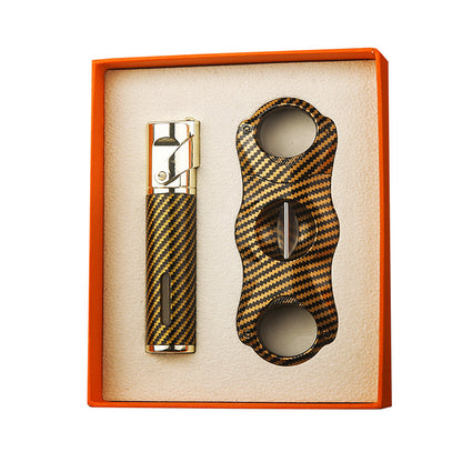 Honest Portable Stainless Steel Lighter Tool Set with Precision Cutting Accessory for Men