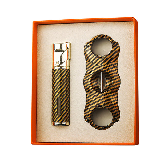 Honest Portable Stainless Steel Lighter Tool Set with Precision Cutting Accessory for Men