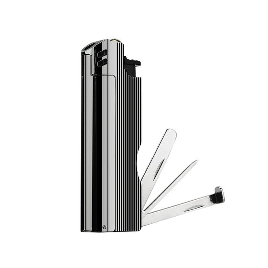 Honest Metal Wheel Lighter with Flame, Multi-functional Disposable Lighter, Stylish and Unique Gift for Trendy Men