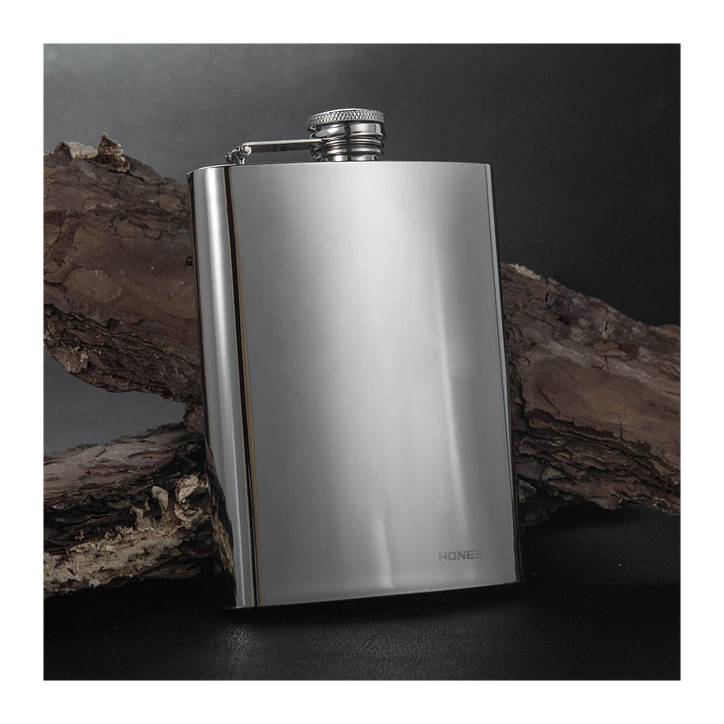 Honest Fashion High-End 6oz Stainless Steel Flask Portable Outdoor Pocket Liquor Flask Thickened 304 Stainless Steel Alcohol Flask