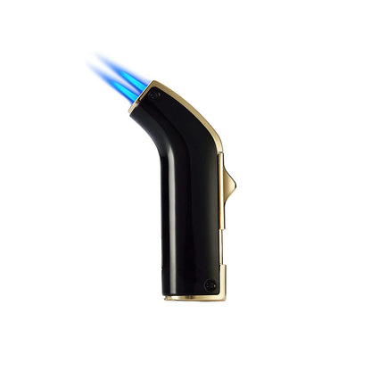 Honest Cigar Lighter Double Tube Windproof Metal Torch Refillable Portable Smoking Accessories for Kitchen BBQ Camping