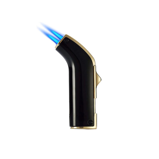 Honest Cigar Lighter Double Tube Windproof Metal Torch Refillable Portable Smoking Accessories for Kitchen BBQ Camping