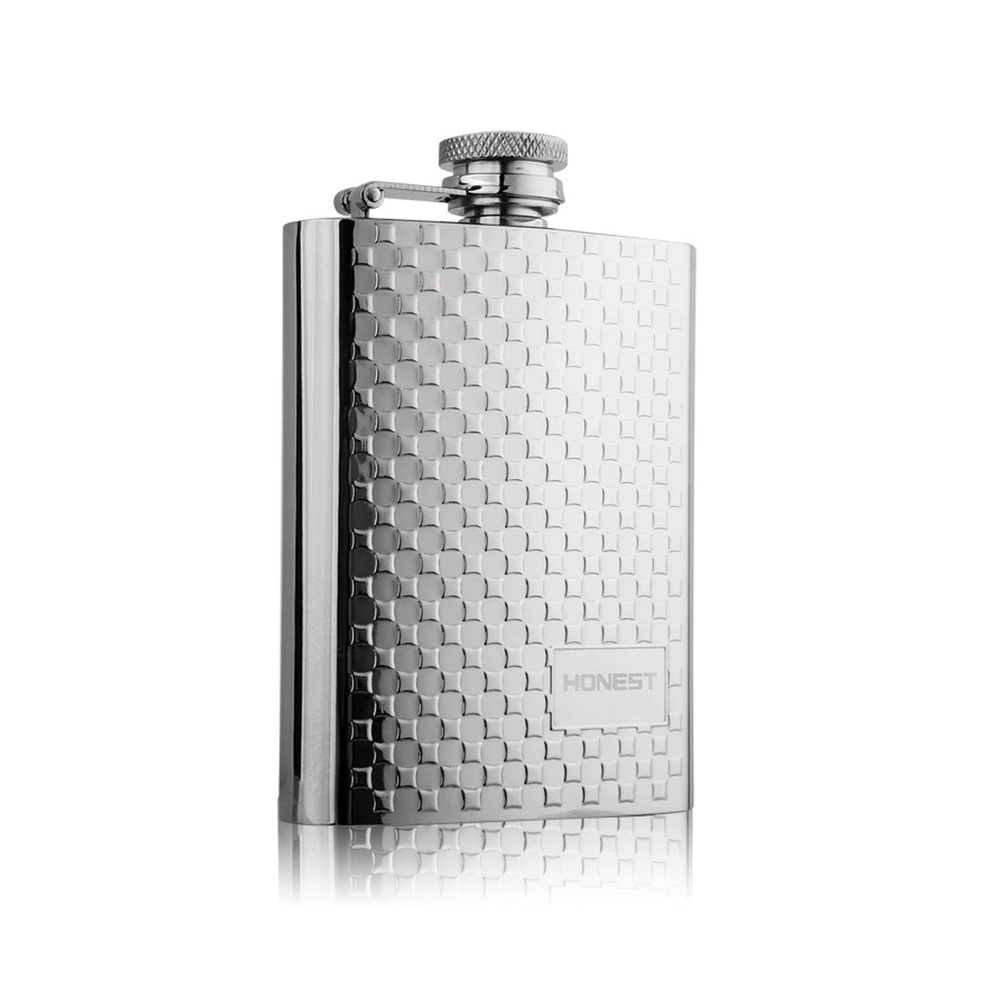 Honest 4oz Stainless Steel Hip Flask 304 Food Grade Metal Portable Pocket Alcohol Flask for Outdoor Travel US EU Russia Users