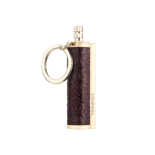 Honest Permanent Match,Keychain Matchstick Fire Starter Immortal Lighter,Flint Match Stick Kerosene Refillable Lighter for Outdoor Camping Survival