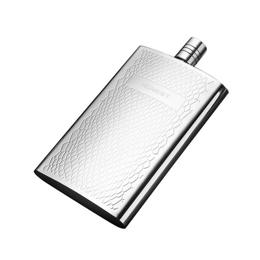 Honest 304 Stainless Steel Mini Hip Flask 5.5oz Portable Outdoor Pocket Liquor Flask Thickened Design