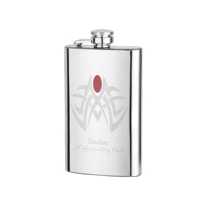 Honest 304 Stainless Steel Hip Flask 5 oz Portable Metal Liquor Flask for Men Outdoor Travel