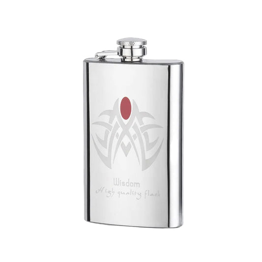 Honest 304 Stainless Steel Hip Flask 5 oz Portable Metal Liquor Flask for Men Outdoor Travel