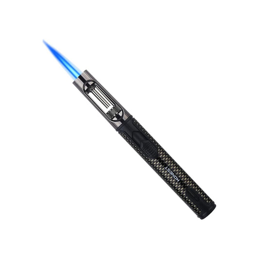 HONEST Refillable Butane Torch Lighter – Single Jet Flame Ideal for Candles, Grills, BBQ, and Camping