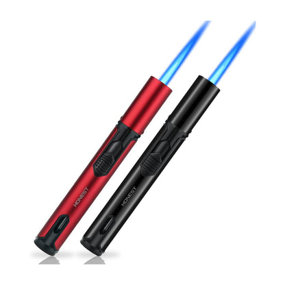 Refillable Butane Torch Lighter – Single Jet Flame Perfect for Candles, Grills, BBQ, and Camping