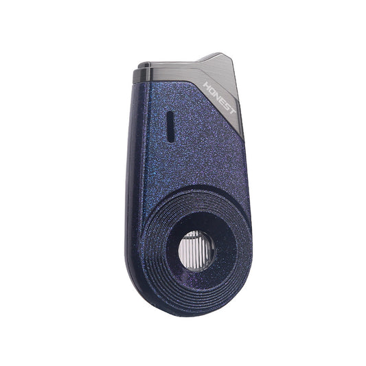 Honest Windproof Refillable Lighter, Creative and Stylish Torch Lighter for Men – Single Jet Flame for Cigar, Moxibustion, and Blue Flame Design