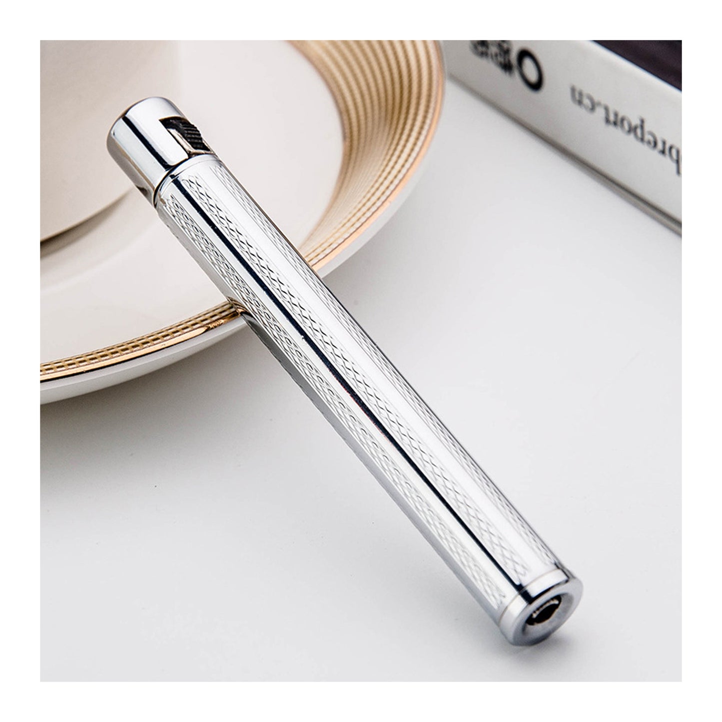 Honest Grinding Wheel Ignition Pen Lighter (Soft Flame), with Gift Box