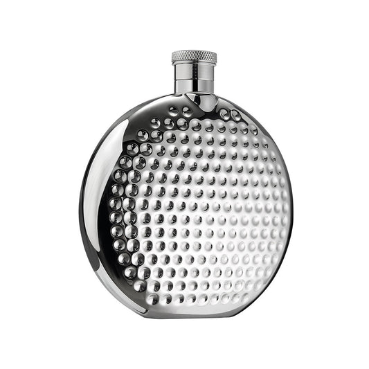 Honest Genuine 6oz Portable 304 Stainless Steel Hip Flask for Outdoor Use Round Design German Style White Liquor Flask