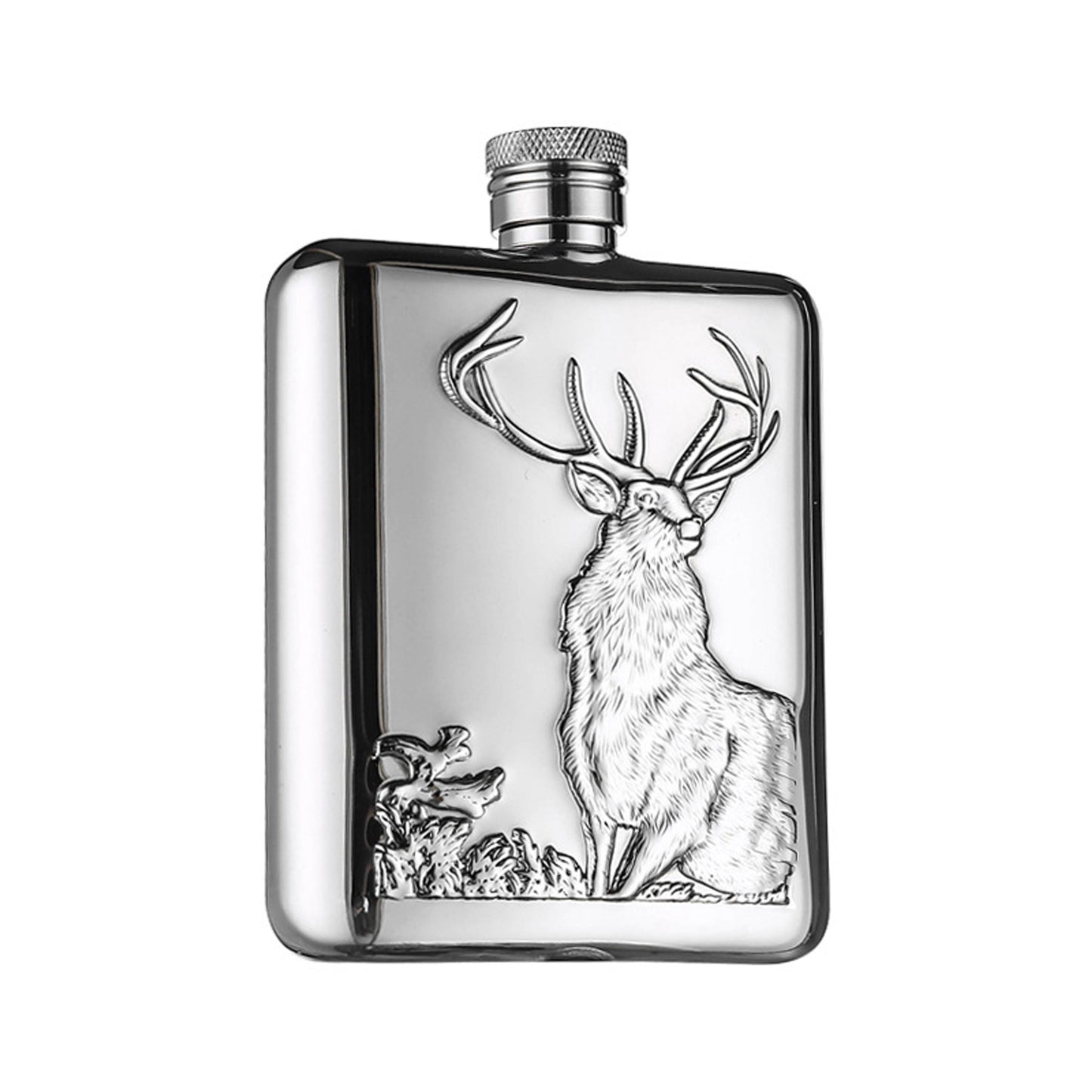 Honest Genuine 304 Stainless Steel Hip Flask 6oz Portable Outdoor Handmade Liquor Flask with Funnel