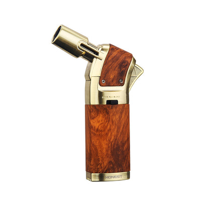 Honest Small Jet Flame Butane Torch Lighter Refillable Metal High Heat Windproof Ignition Tool