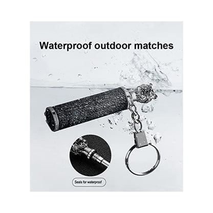 Honest Animal Shape Permanent Match, Waterproof EDC Fire Starter, 10000 Times Reusable Keychain Match Flint Fire Starter