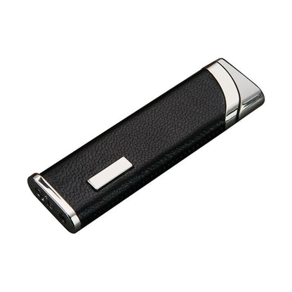 Honest Mini compact ultra-thin portable lighter, button lighter, butane metal lighter, windproof direct flame lighter
