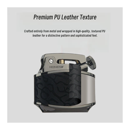 Honest Premium Metal Ashtray for Home Office Hotel Bar and Internet Cafe with Lighter