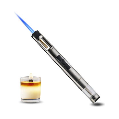 Honest Torch Lighters Butane Lighters Refillable Single Jet Flame for Candle Grill BBQ Camping