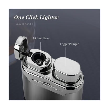 Honest Torch Lighter Butane Windproof Lighter Mens Gifts Lighter for Candle Camping Family Use