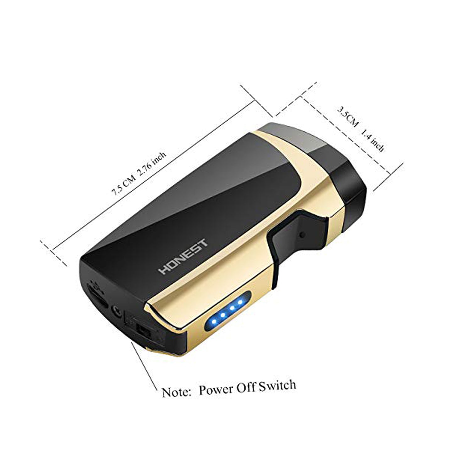 Windproof Arc Lighter – USB Rechargeable Plasma Ignition with LED Power Display, Smart Safety Protection, Sleek Metal Body, Long-Lasting Battery