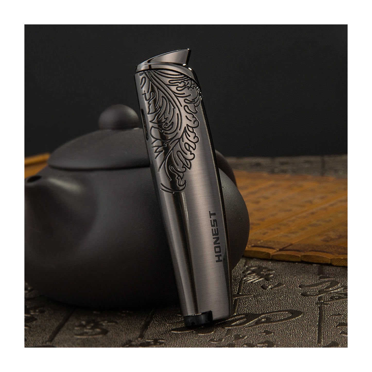 HONEST Original Creative Windproof Jet Flame Lighter Refillable Butane Outdoor Torch Lighter