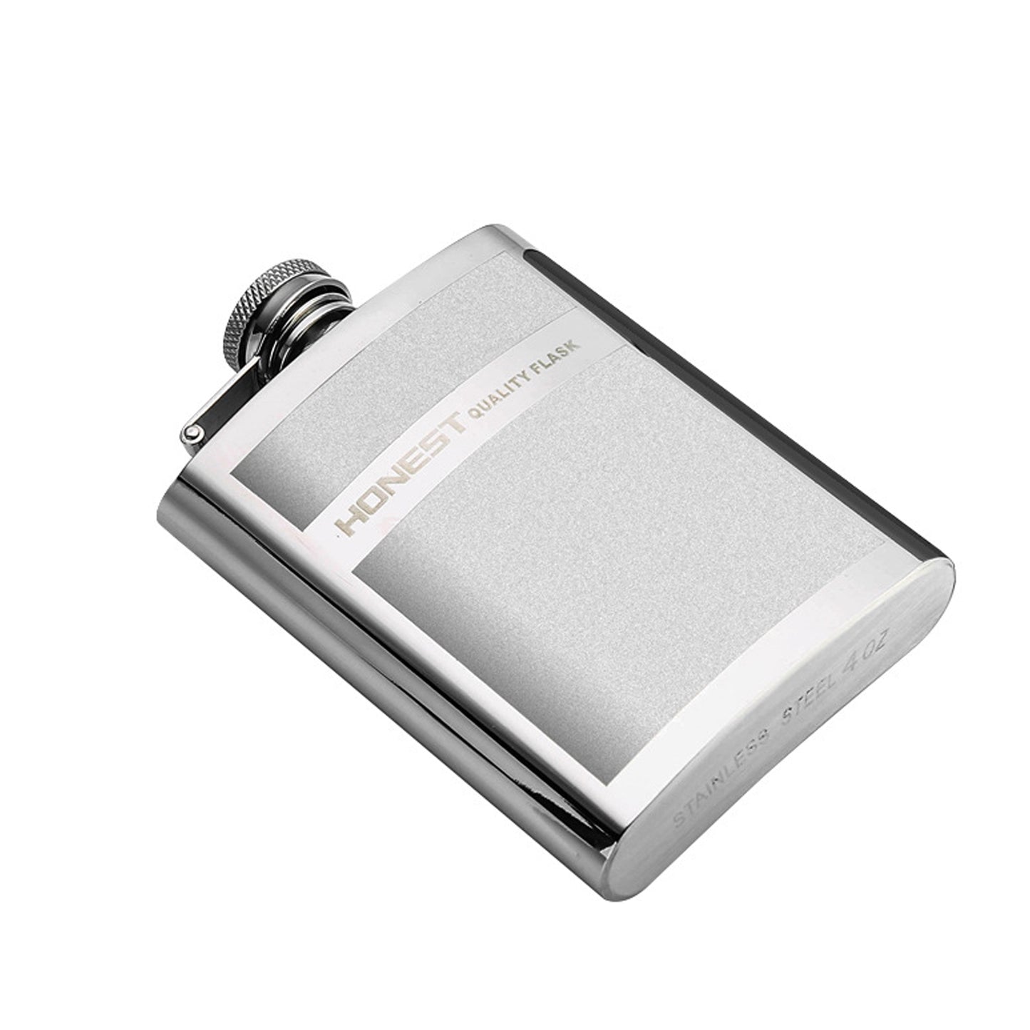 Honest 304 Stainless Steel 4oz 100ml Mini Hip Flask Portable Outdoor Pocket Liquor Flask Gift for Men and Women