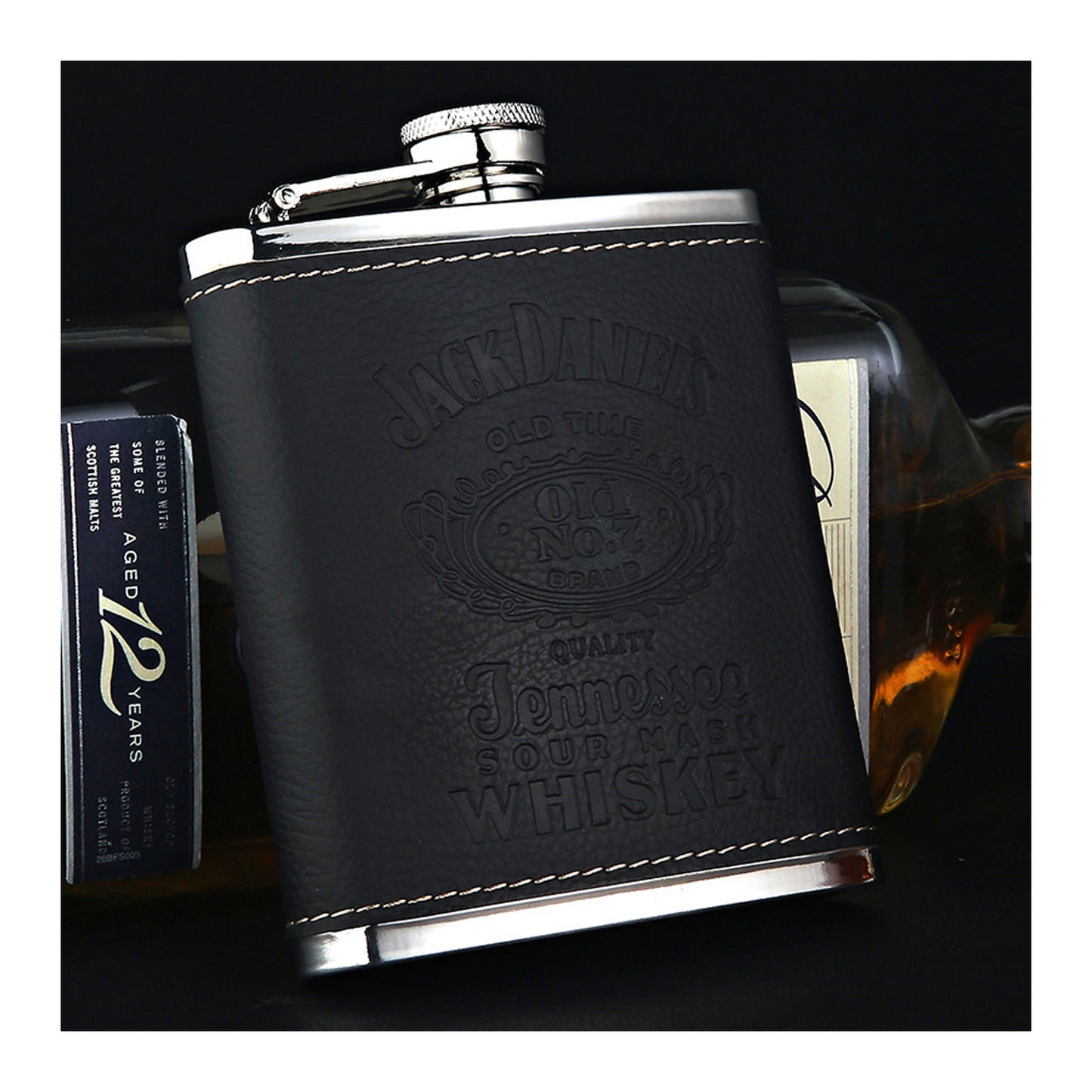 Honest Genuine 304 Stainless Steel Mini Hip Flask 7oz Portable Business Men’s Outdoor Pocket Liquor Flask