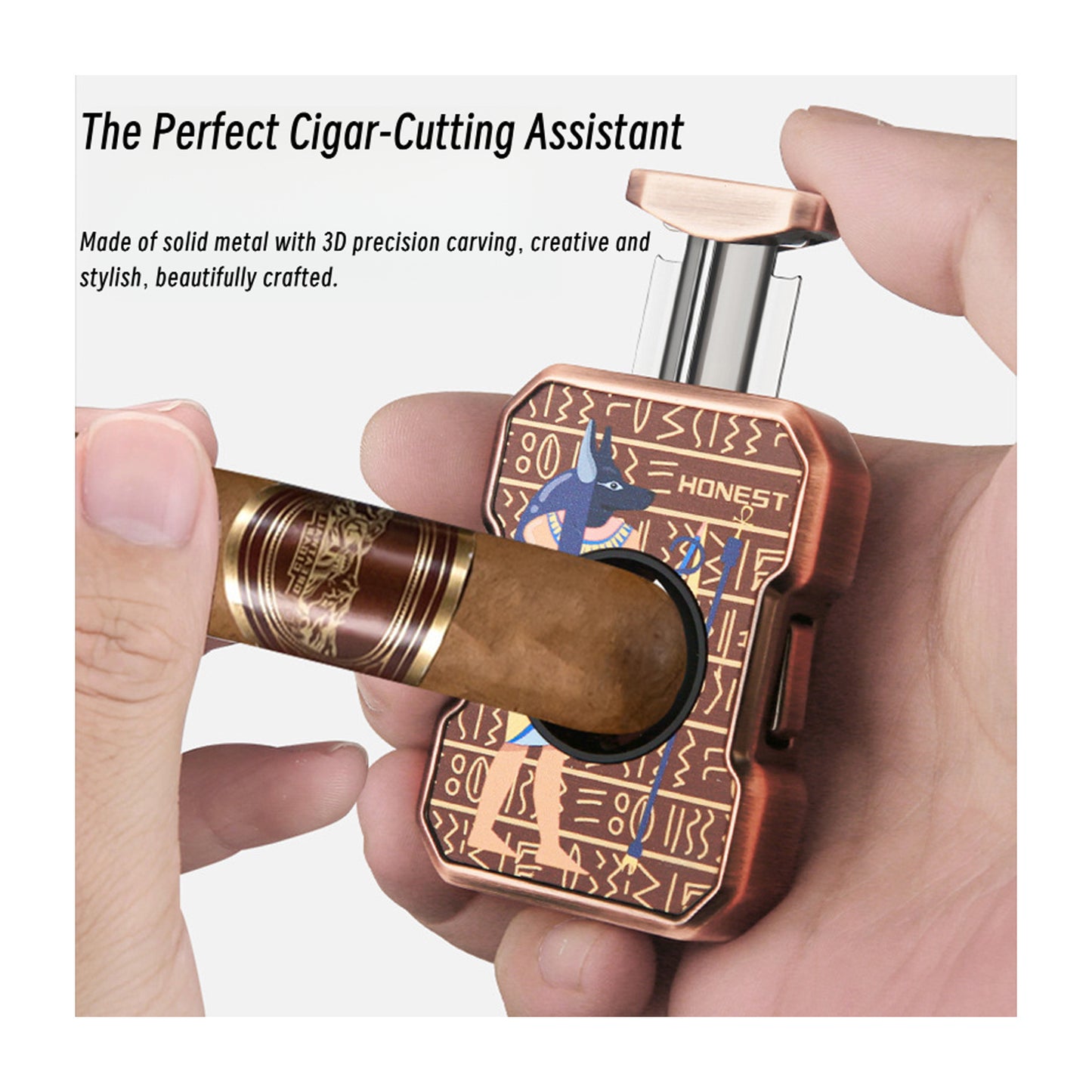 Honest Portable Lighter Set with Stainless Steel Precision Cutter New Men’s Tool Kit