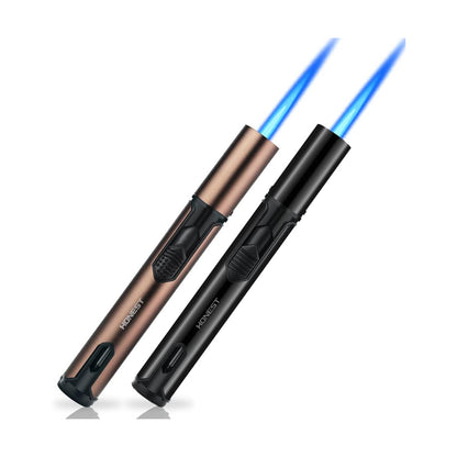 Refillable Butane Torch Lighter – Single Jet Flame Perfect for Candles, Grills, BBQ, and Camping