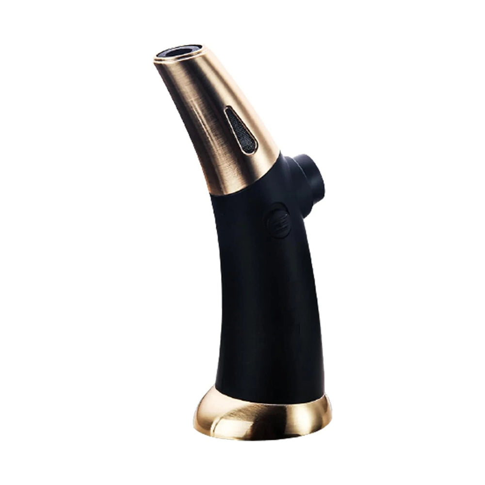 Honest Portable Spray Gun Adjustable Flame Size in One Hand Butane Torch Refillable Cigar Straight Into the Fixed Flame Lighter Continuous Flame Lock