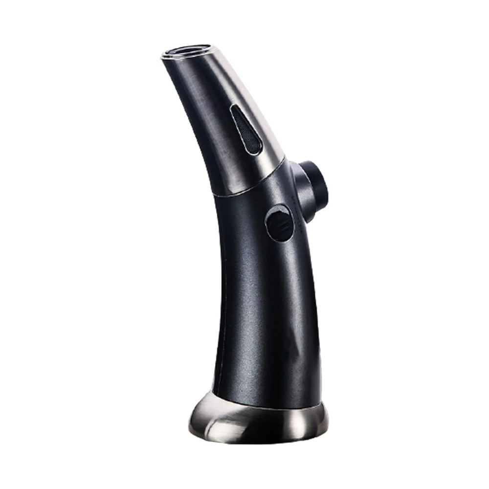 Honest Portable Spray Gun Adjustable Flame Size in One Hand Butane Torch Refillable Cigar Straight Into the Fixed Flame Lighter Continuous Flame Lock