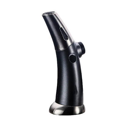 Honest Portable Spray Gun Adjustable Flame Size in One Hand Butane Torch Refillable Cigar Straight Into the Fixed Flame Lighter Continuous Flame Lock