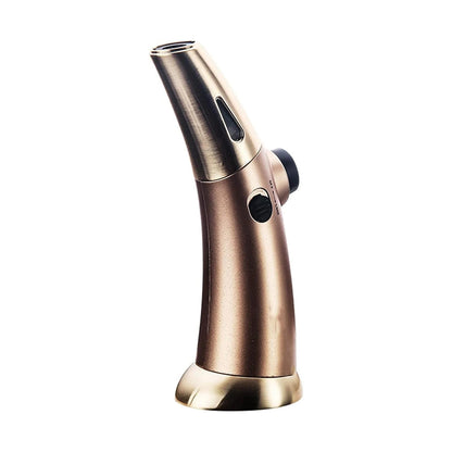 Honest Portable Spray Gun Adjustable Flame Size in One Hand Butane Torch Refillable Cigar Straight Into the Fixed Flame Lighter Continuous Flame Lock