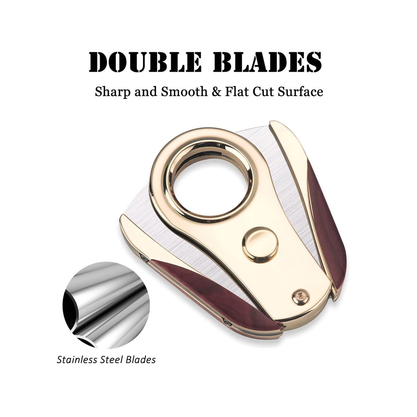 Honest Stainless Steel Cutter – Double Blade Guillotine, 26mm Cutting Diameter, Precision Cutting, Durable and Easy to Use