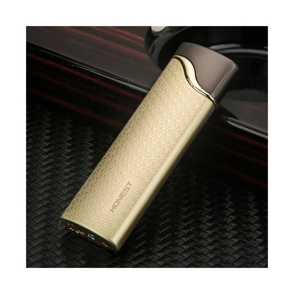 Honest New Windproof Refillable Lighter, Ultra Slim Portable Metal Igniter for Incense, Moxibustion and Mosquito Coil