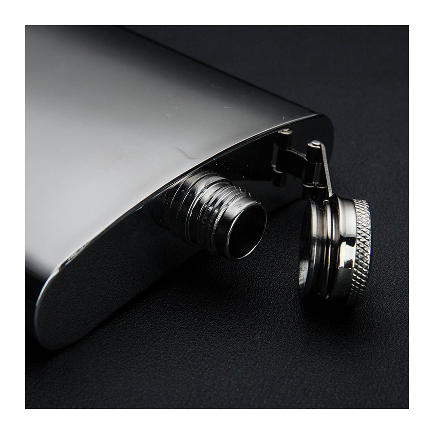 Honest Fashion High-End 6oz Stainless Steel Flask Portable Outdoor Pocket Liquor Flask Thickened 304 Stainless Steel Alcohol Flask