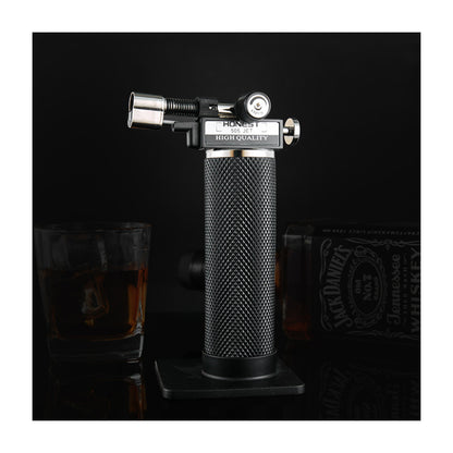 Honest Windproof Straight Jet Torch Lighter Metal Outdoor Welding BBQ Baking Camping Refillable Tool Manufacturer