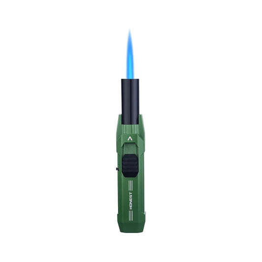 Honest Torch Lighter Powerful Jet Lighters Windproof Refillable Butane Gas Lighter for Outdoor BBQ Grill Kitchen Charcoal (Butane Not Included)